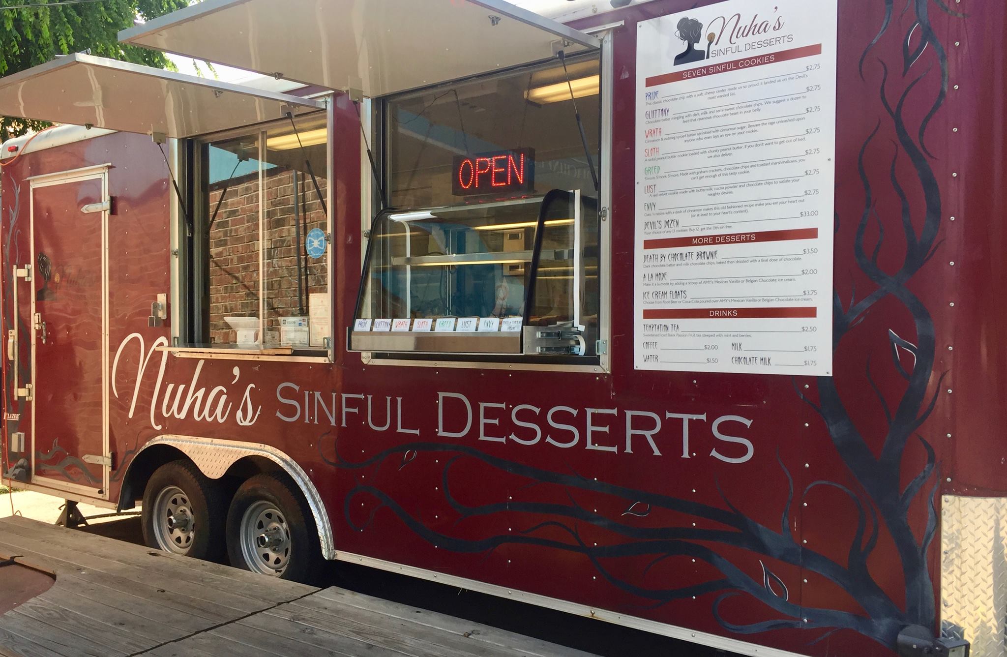 Nuha's Sinful Desserts Food Truck Austin, TX Truckster